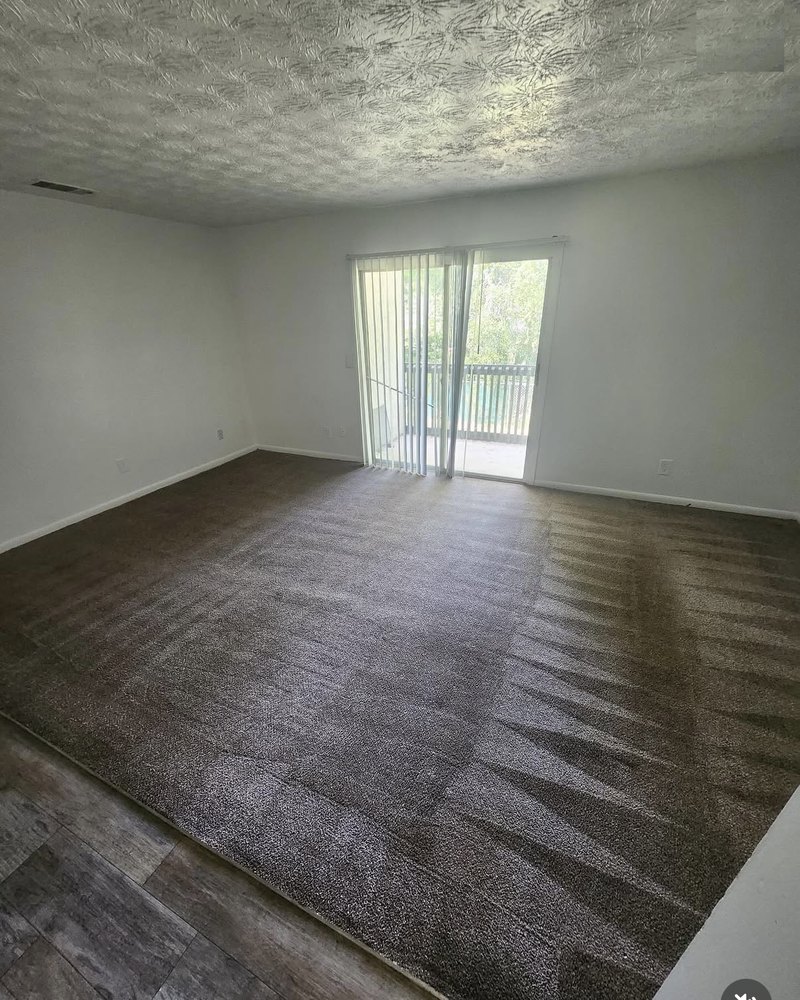 Stain after cleaning